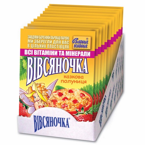 Porridge “Ovsyanochka Fairy tale Strawberry”