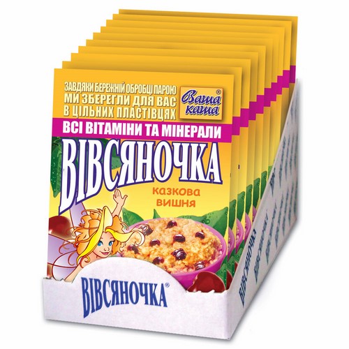 Porridge “Ovsyanochka Fairy tale Cherry”