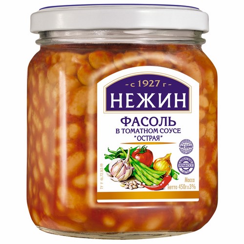 Фасоль в томатном соусе 