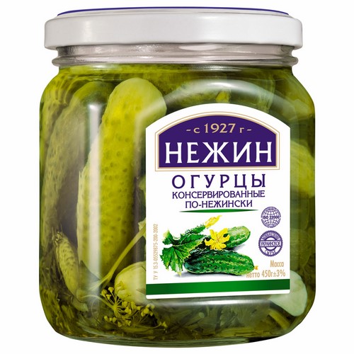 Огурцы консервированные по-нежински