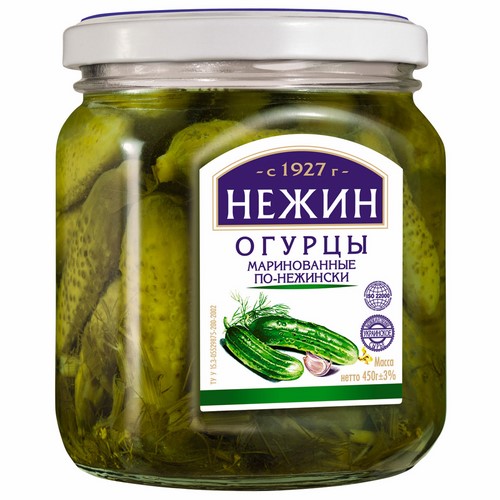 Огурцы маринованные по-нежински