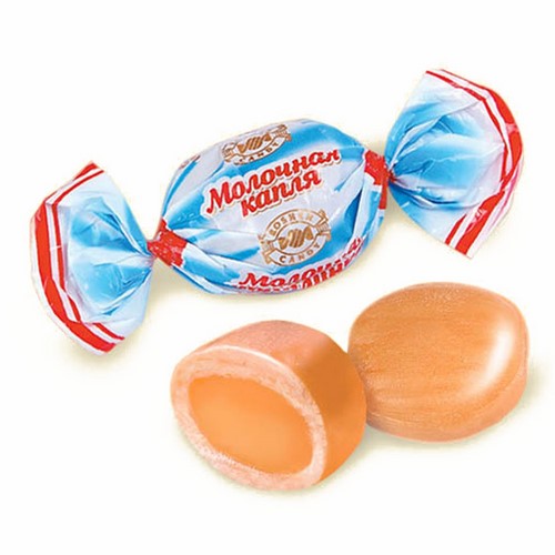 Карамель фасованная «Молочная капля»