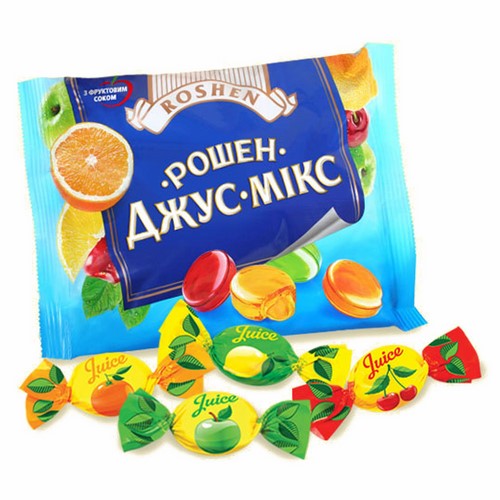 Леденцы «Рошен-Джус-Микс»