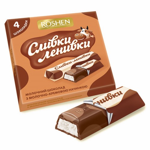SLIVKI-LENIVKI White Chocolate with Milk-Cream Filling