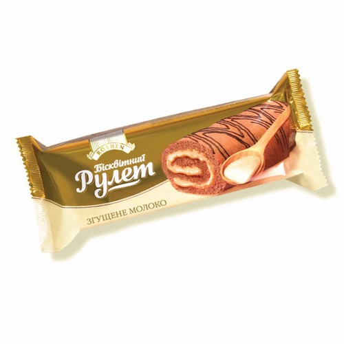 Бисквитный рулет «Сгущенное молоко» ROSHEN