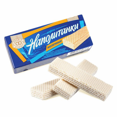 Вафли «Наполитанки» молочные
