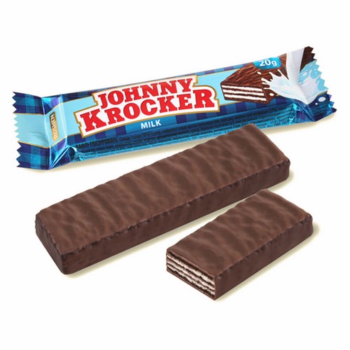 Вафли в шоколаде «Johnny Krocker Milk»
