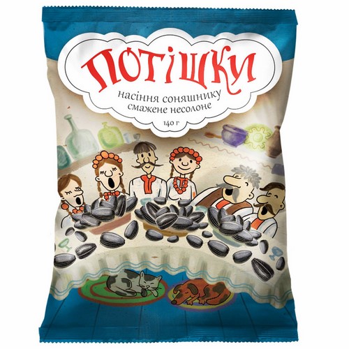 Roasted unsalted sunflower seeds Poteshki